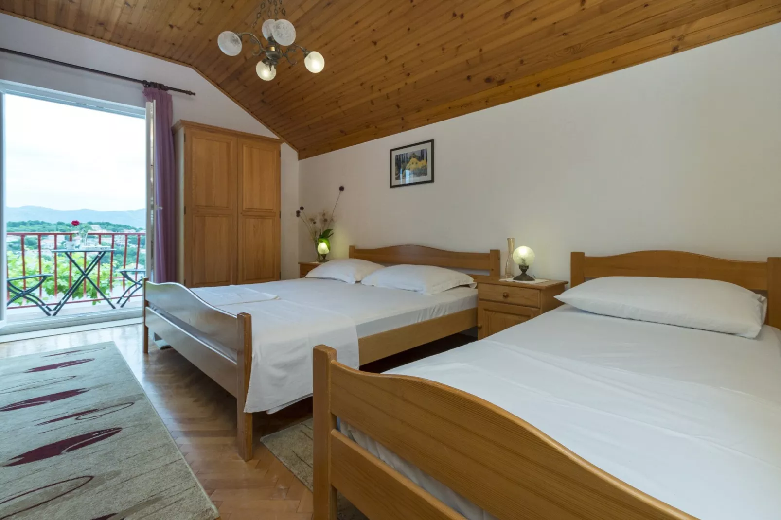 Oreb Dream Apartments - Two Bedroom Apartment with Terrace and Garden View (Apartment 5)-Bedroom