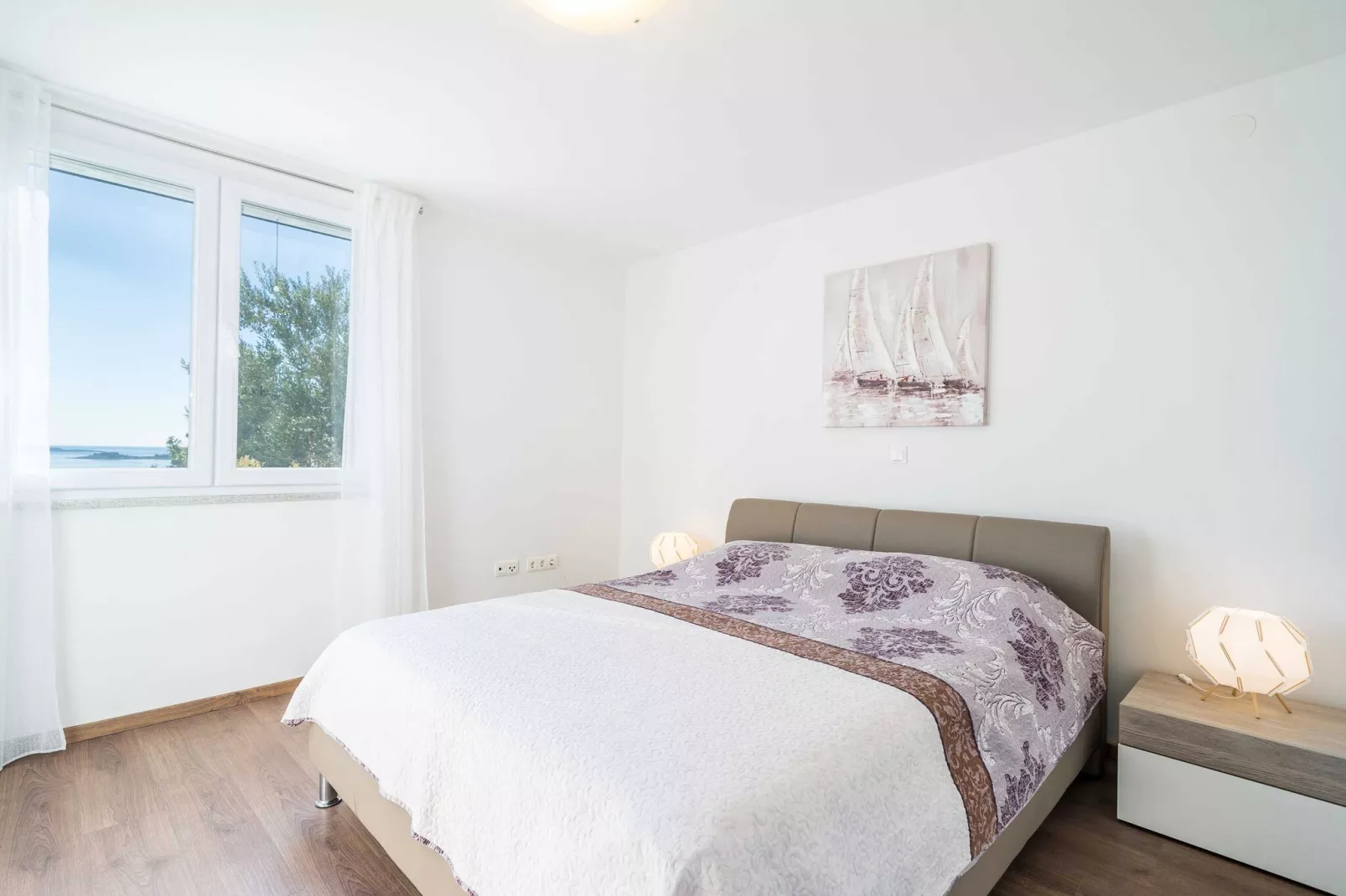Apartments Marnic Blue Chill-One Bedroom Apartment(B)-Schlafzimmer