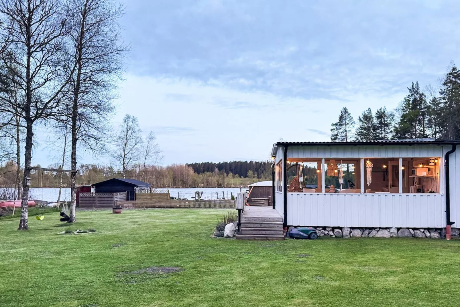 Maison de vacances pour 7 a Hestra-Vue sur l'eau