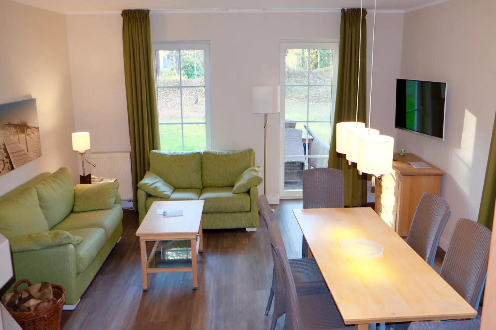 Familienhaus - Strandhotel Fischland-Wohnzimmer