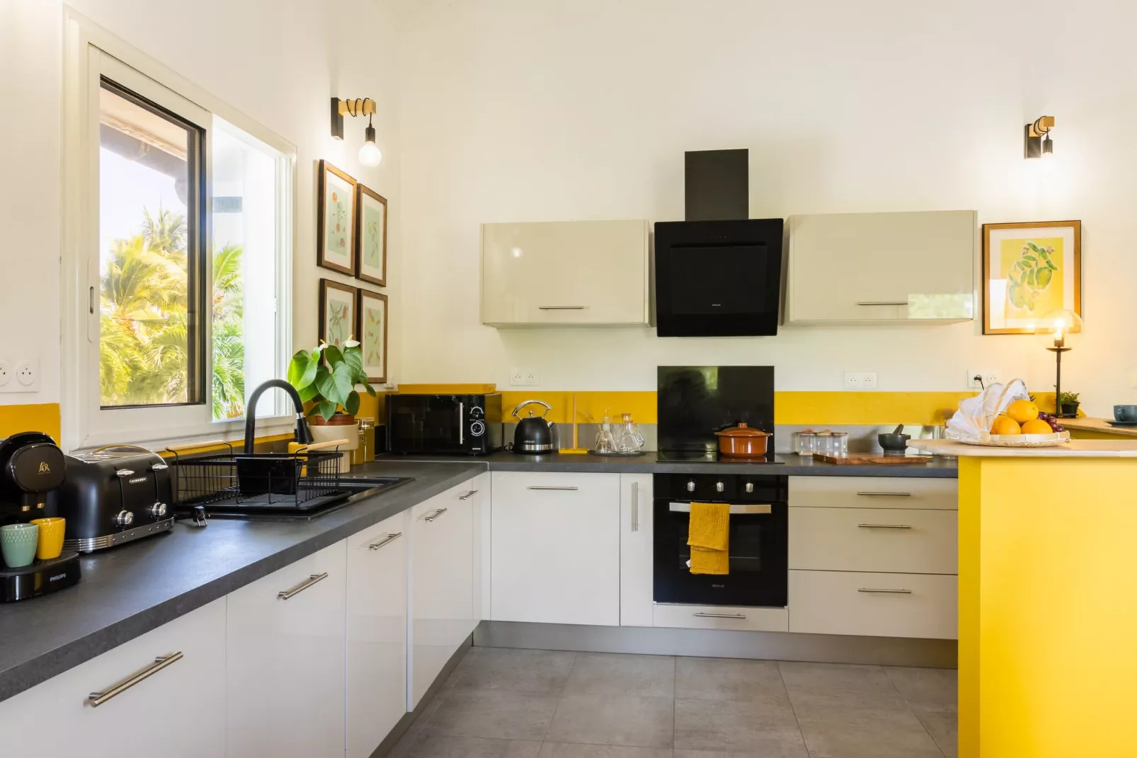 Kaz Zévi - Haut de Villa 4* à la Saline les Bains-Kitchen