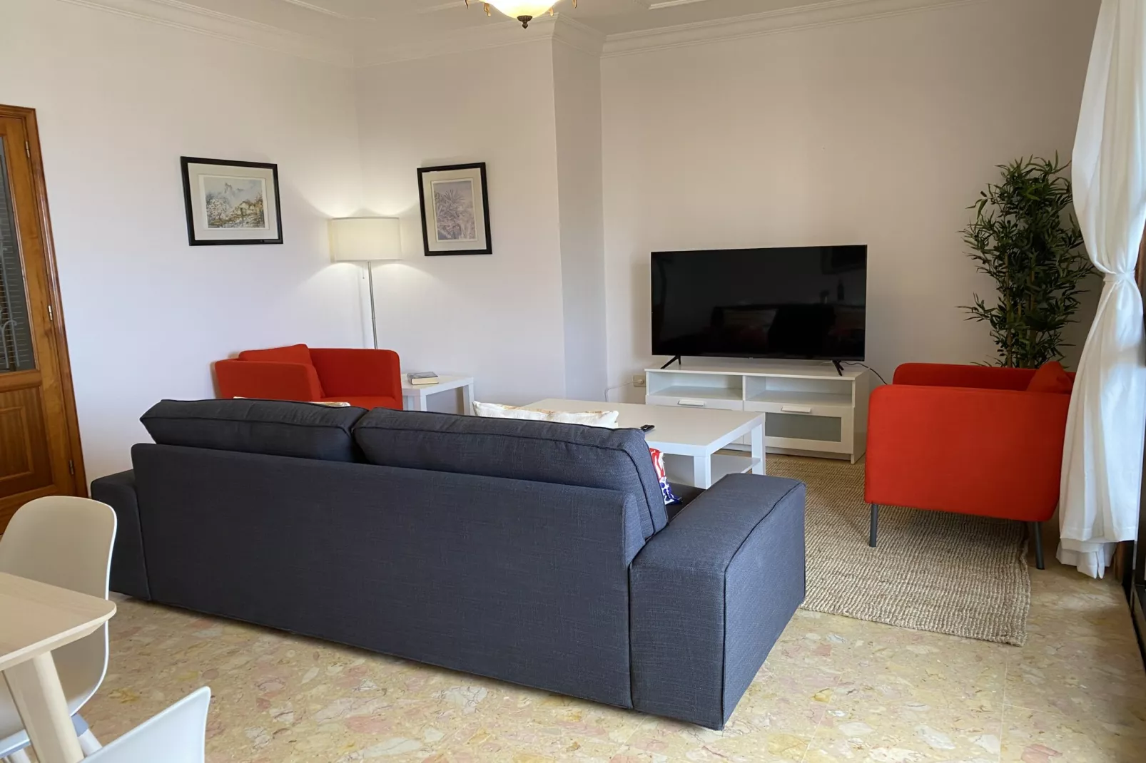 Huge Balcony over Las Canteras By CanariasGetaway-Living room