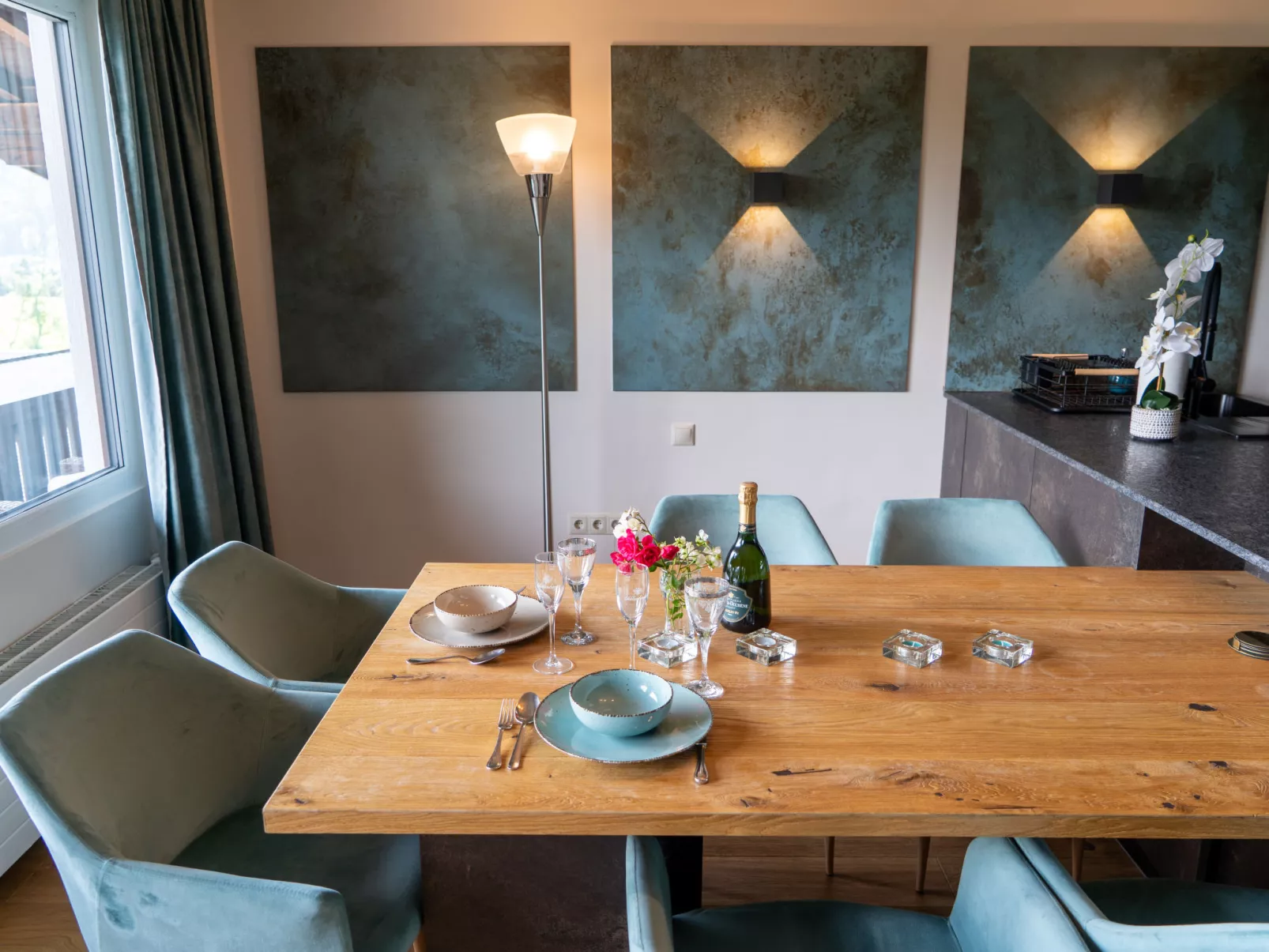 Penthouse Deluxe mit Galerie-Dedans
