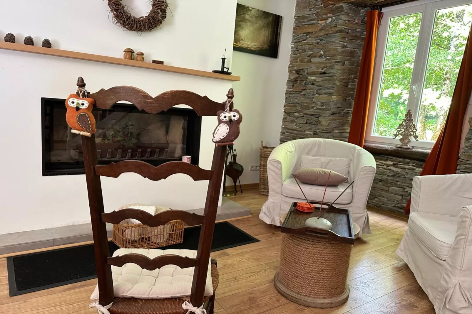 Le Moulin de Camelière-Wohnzimmer