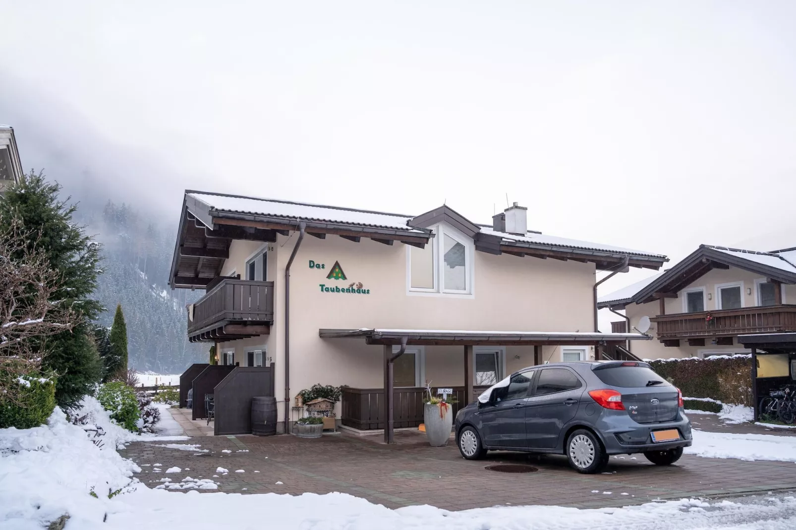 Apartment 3 mit Balkon /Hollersbach-Außenbereich Winter