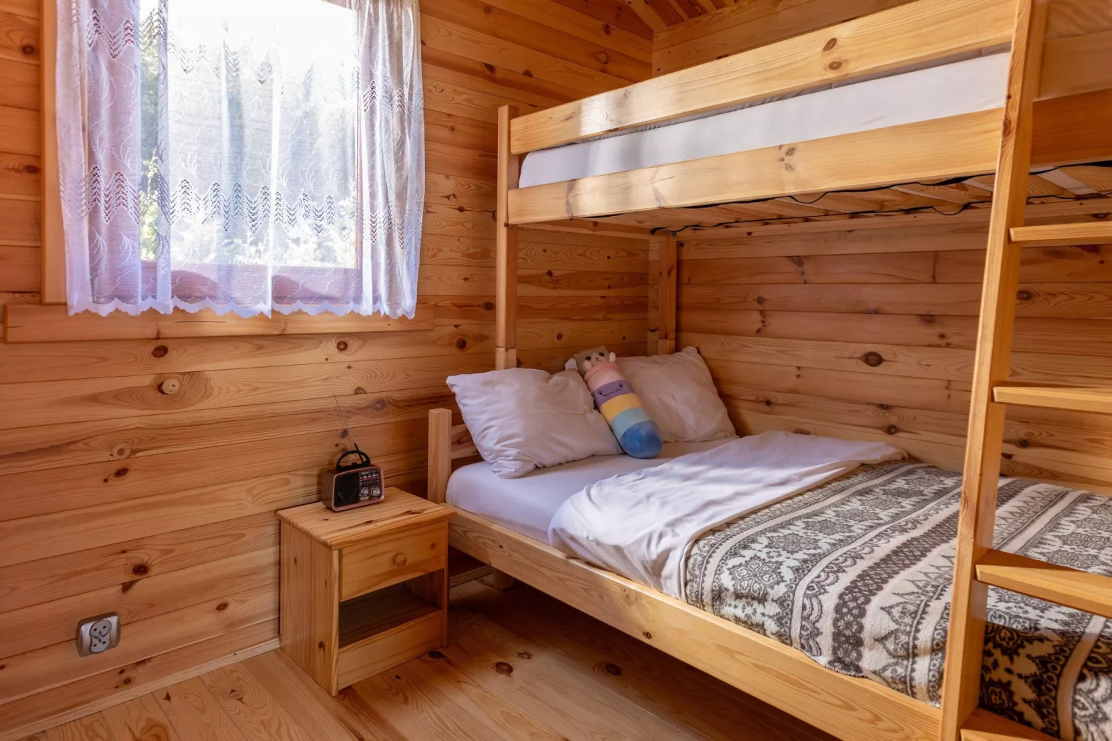 Parterowe domki wakacyjne dla 5 osób w Gąskach-Bedroom