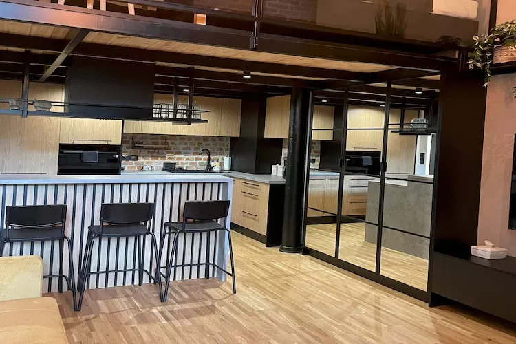 Komfortowy apartament Loft w Łodzi-Salon