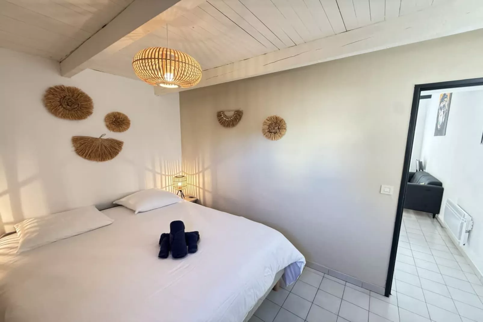 60 Maison avec terra-Chambre