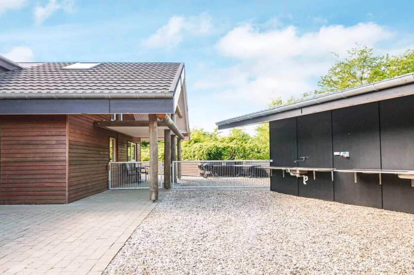 5 star holiday home in Fårvang-Outdoor
