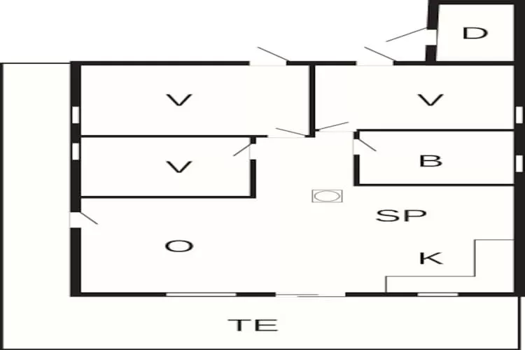 Maison de vacances pour 6 a Ringkøbing-Plan