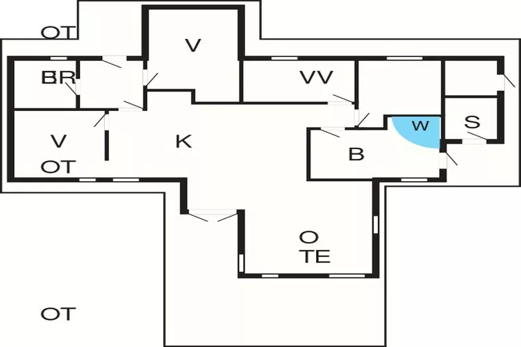 12 person holiday home in Millinge-Floor plan