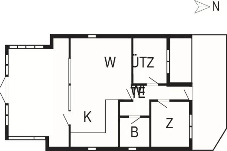 4 person holiday home in Odder-Floor plan