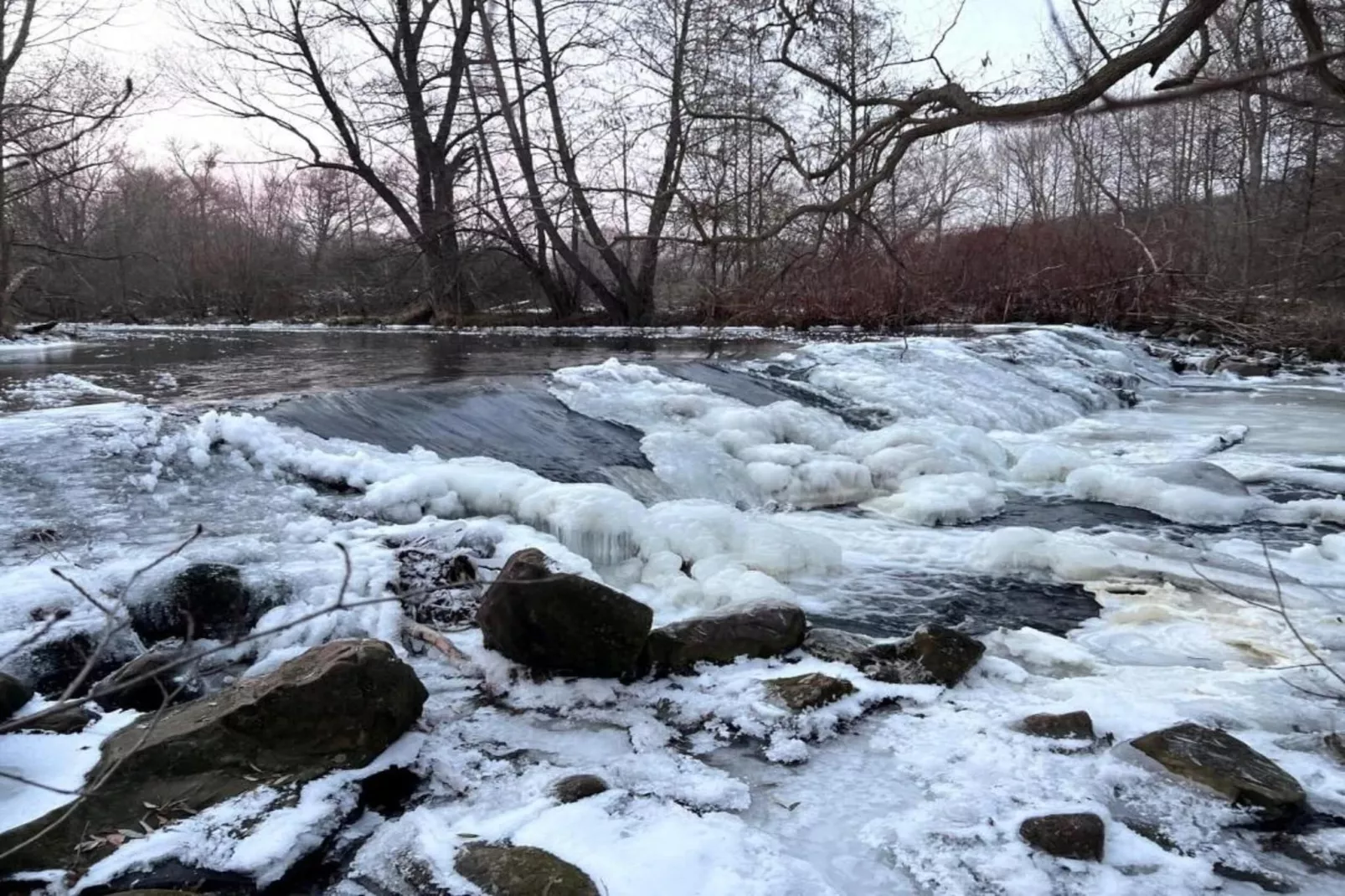 Opperode-Area within 20km in winter
