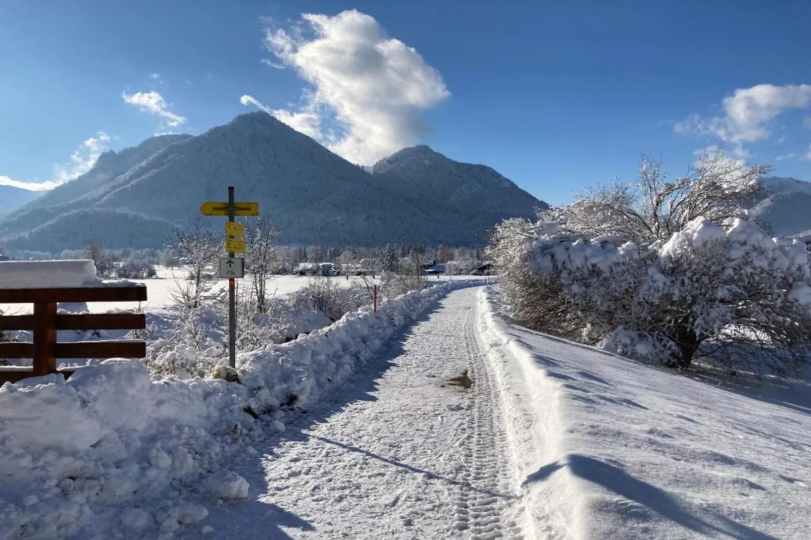 Im Chiemgau-Area within 20km in winter