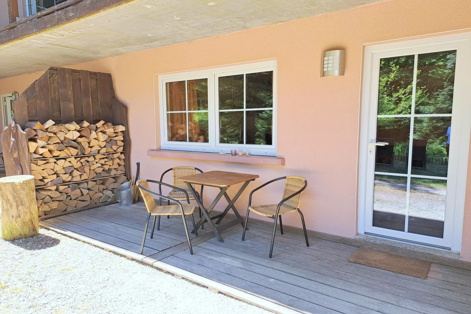 Holiday flats Forellenhof Dabo  / Typ A - 2 Erw 55 qm-Terrasse / balcon