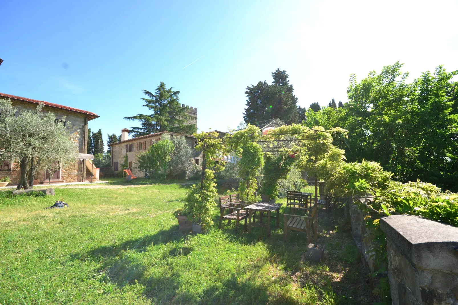 Trebbiano-Gardens in summer
