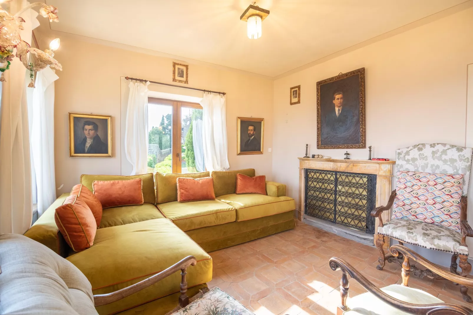 Villa Letizia-Wohnzimmer