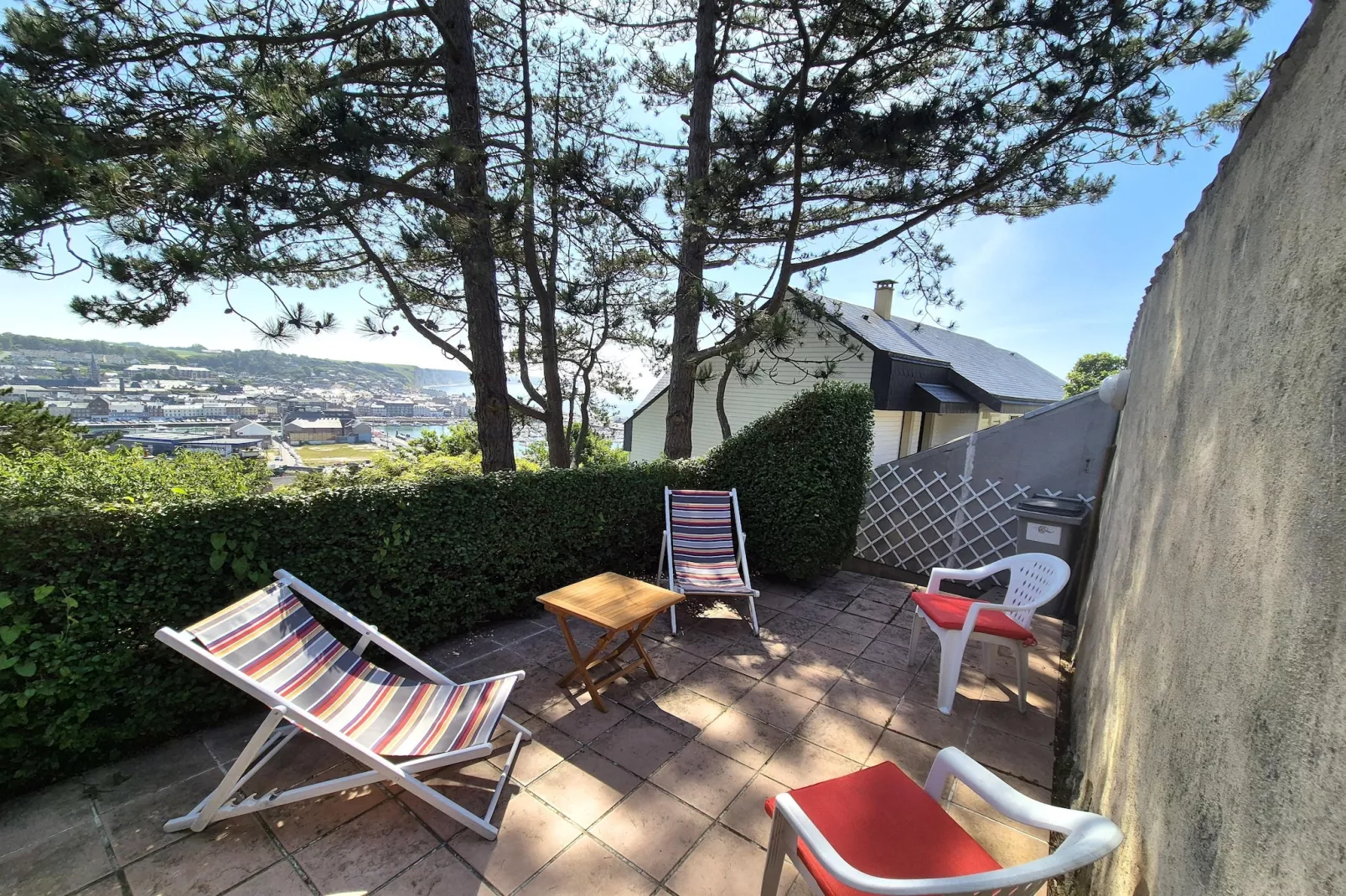 Holiday flat Fécamp-Terrace balcony
