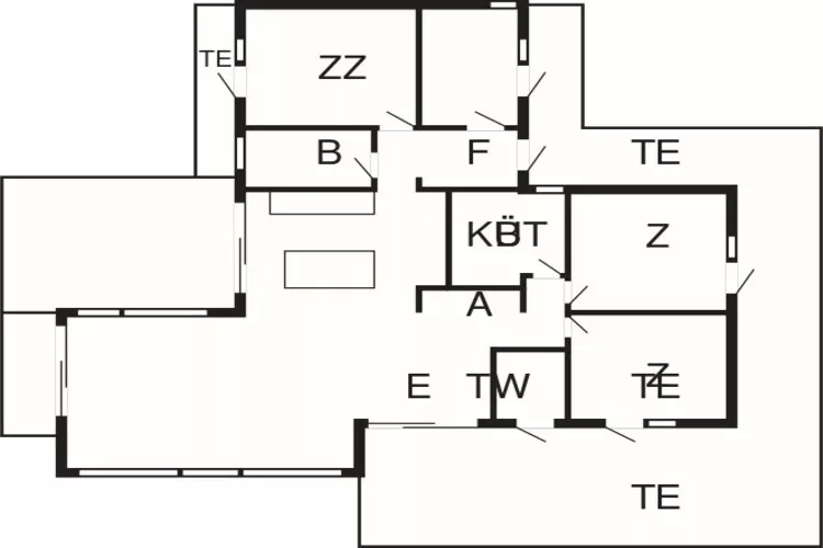 8 person holiday home in Hirtshals-By Traum-Floor plan
