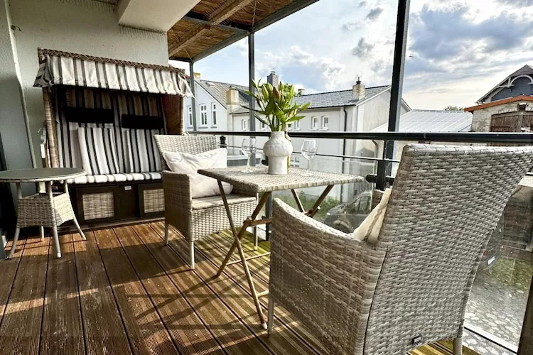 FeWo Sturmeck 67 qm Typ P5 1 OG-Terrace balcony
