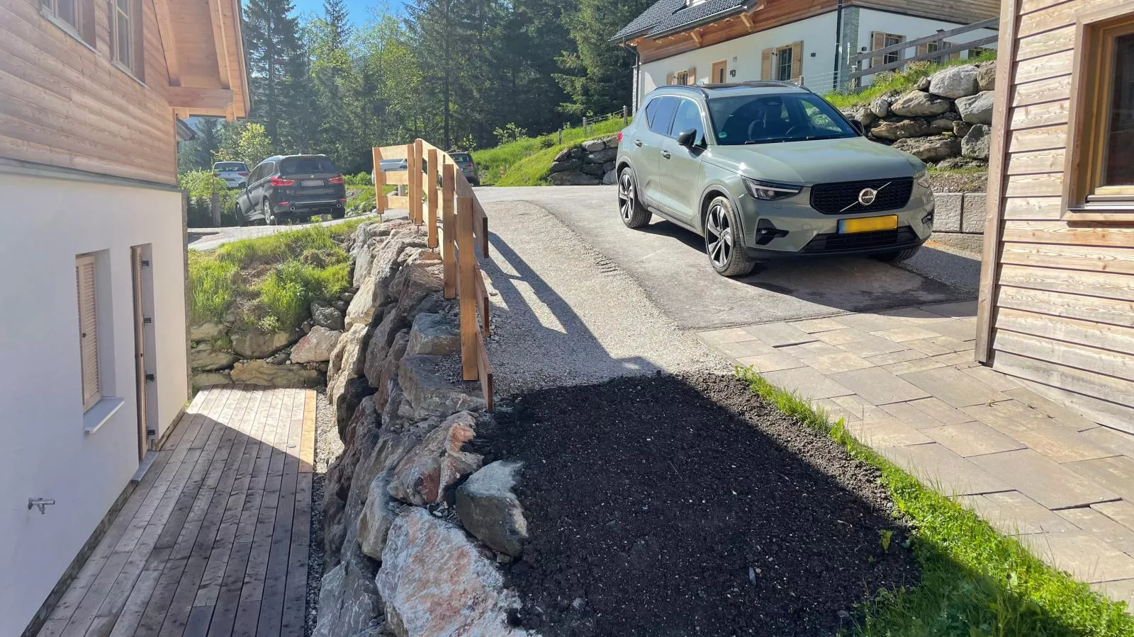 Im grünen Herzen-Außenbereich Sommer