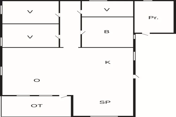 6 person holiday home in Løgstør-By Traum-Floor plan