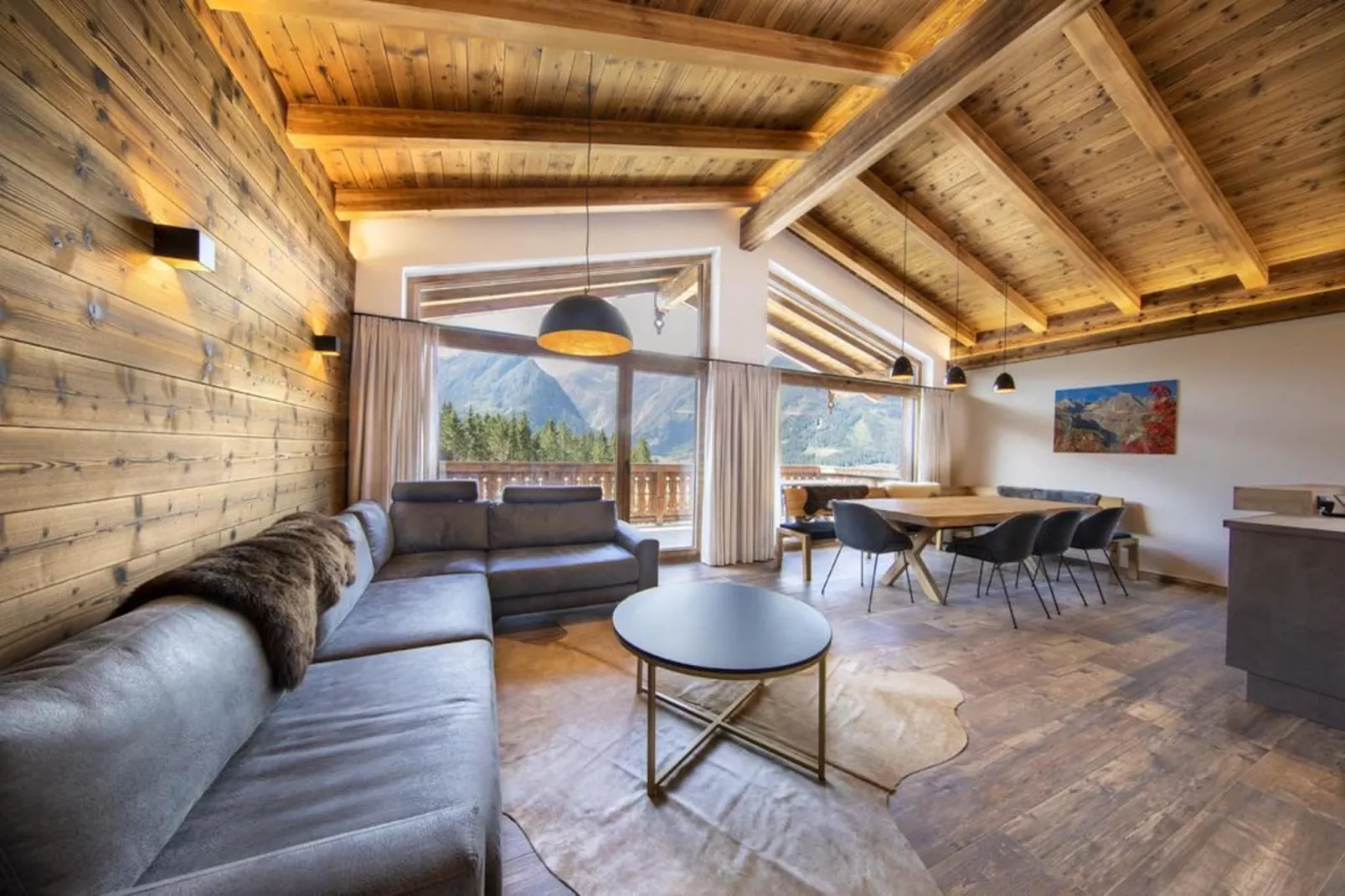 Nationalpark Chalet Ochsenbug-Living room