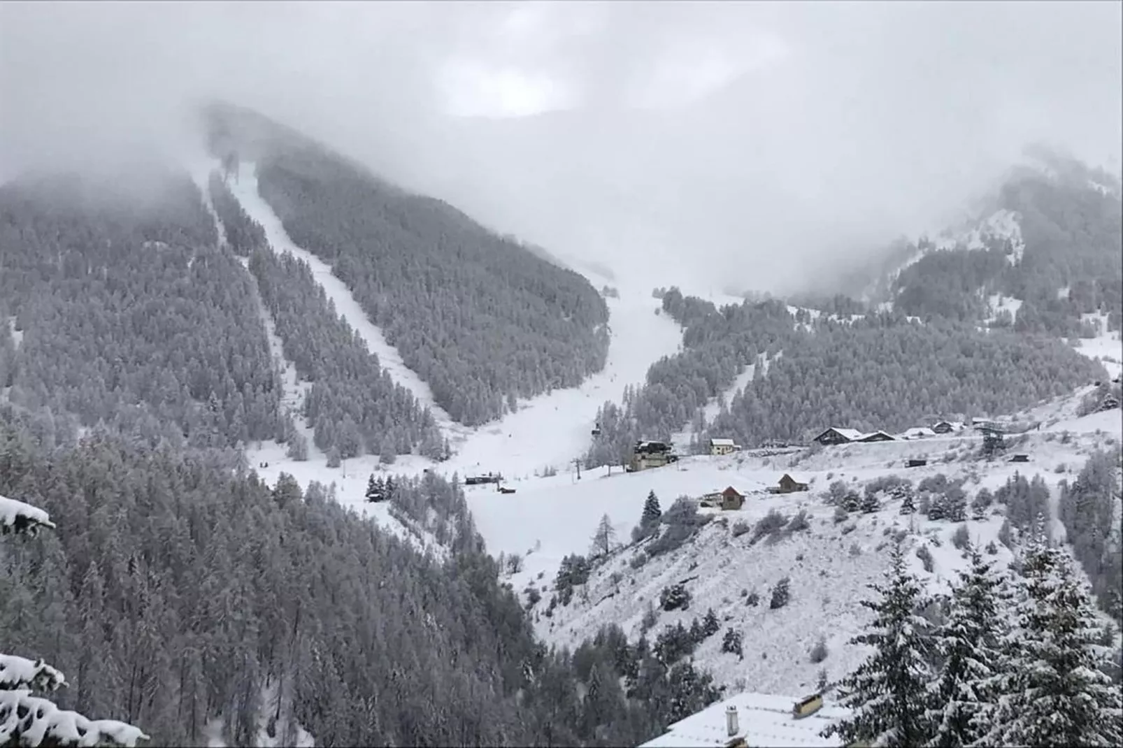 Le Mont d'Auron 1-Gebiet Winter 20 km