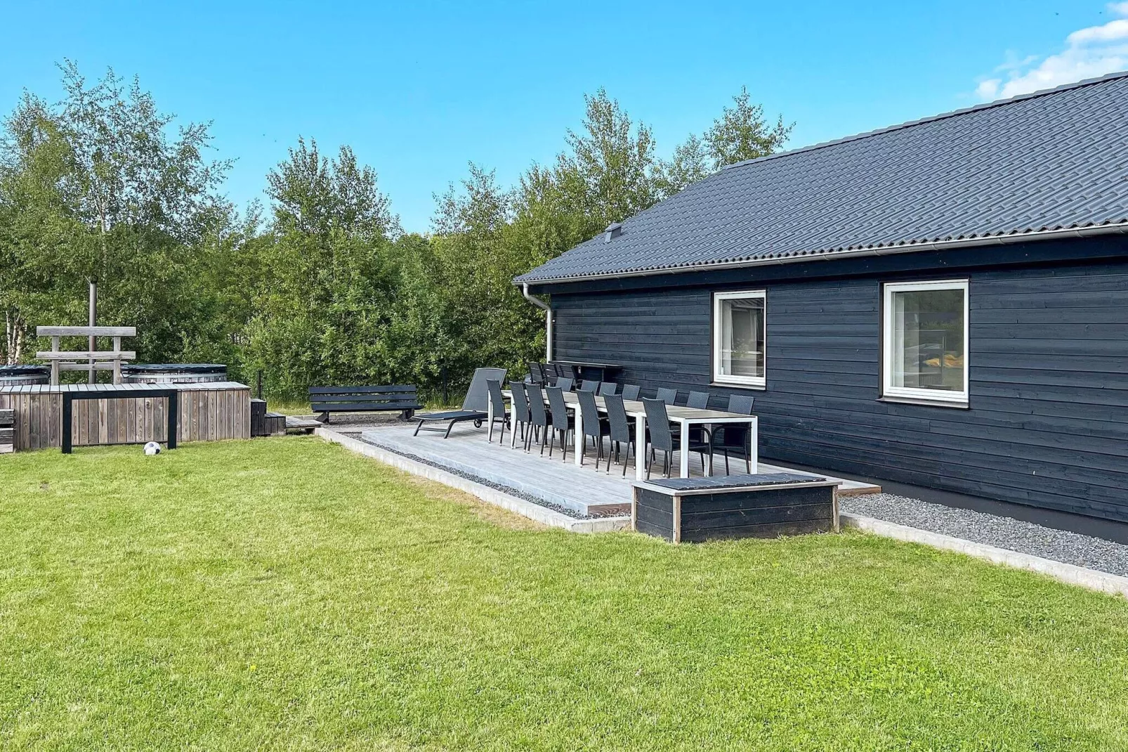 14 Personen Ferienhaus in Glesborg-Aussicht