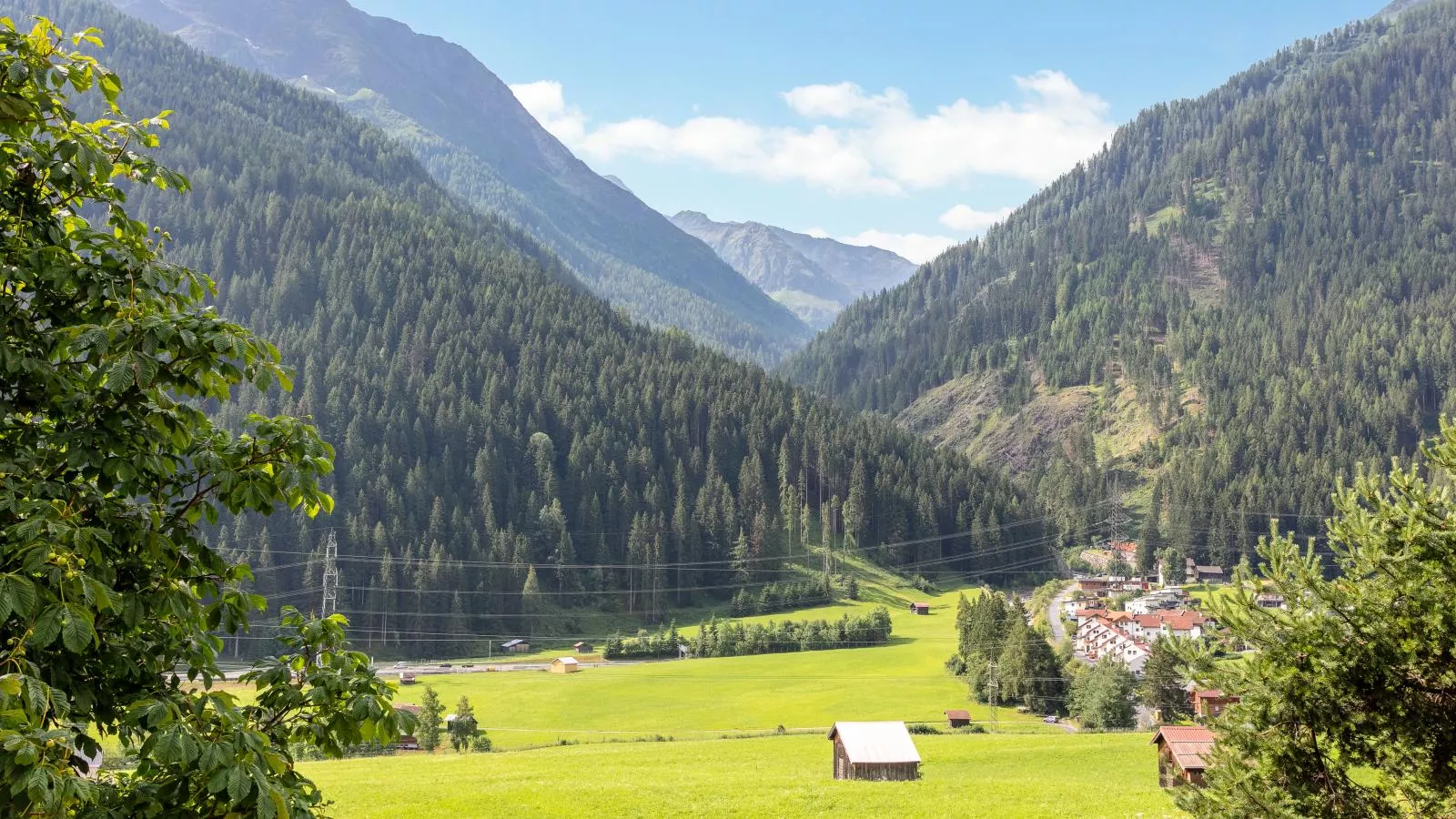 Arlberg-View in summer