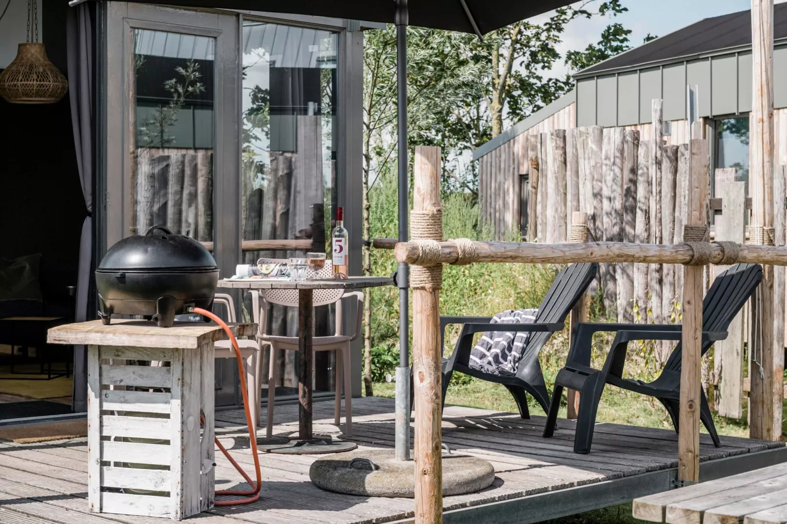 Reddingshuisje - Duynpark-Terrasse/Balkon