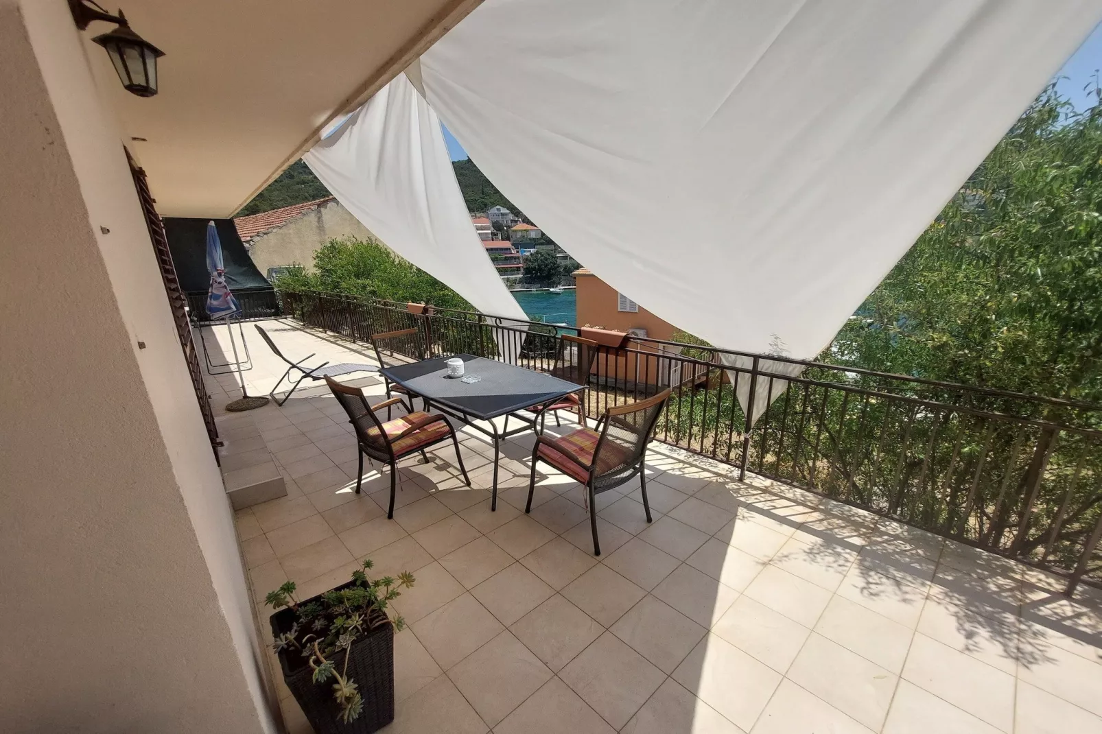 Apartment Dominik - Two Bedroom Apartment with Terrace and Sea View-Terrasse