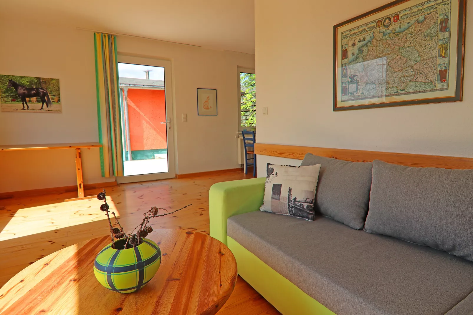 Ferienhäuser Inselblick / Ferienhaus 2 60 qm-Wohnzimmer