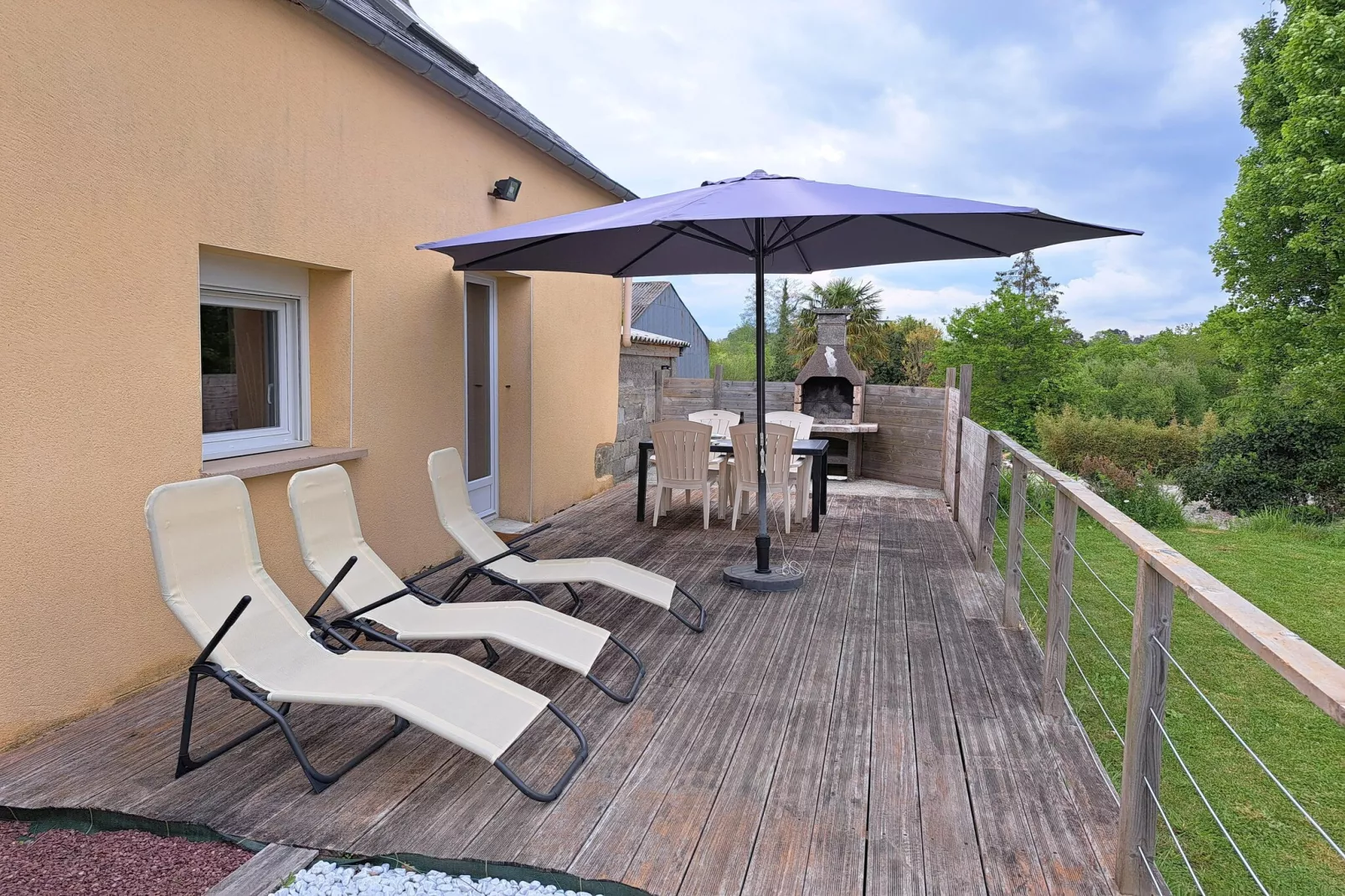 Doppelhaushälfte in Telgruc sur mer-Terrasse / balcon