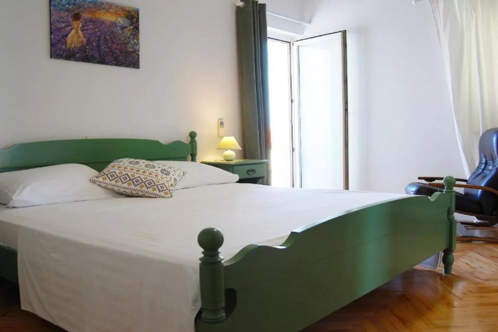 Apartment Jurišić Korčula - One Bedroom Apartment with Terrace-Bedroom
