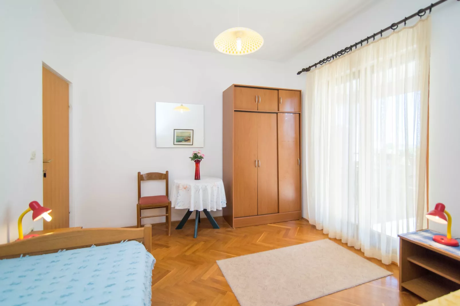 Comfortable Kastel Stafilic Apartment with Balcony - Two Bedroom Apartment with Balcony and Sea View-Schlafzimmer