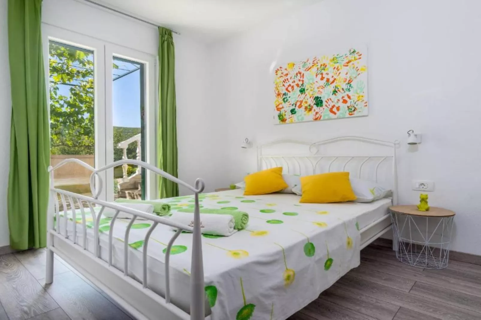 Tranquil Oasis Holiday Home Primorski Dolac with Pool - Three Bedroom Holiday Home with Pool-Bedroom