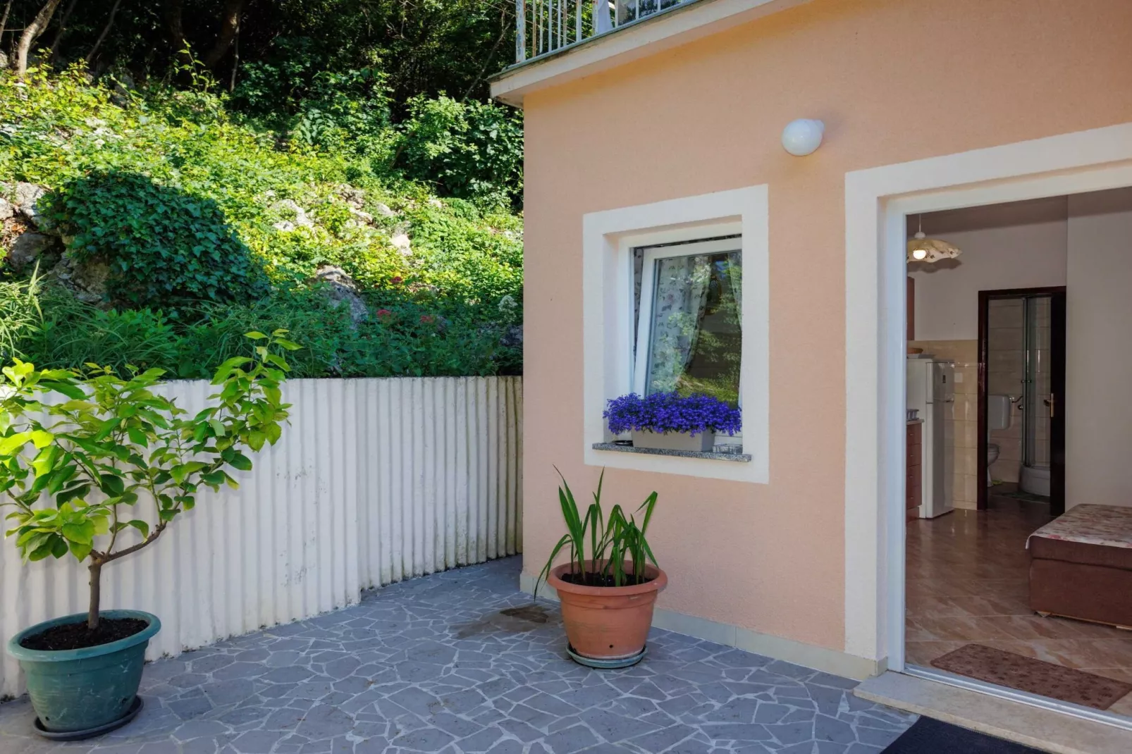 Beachfront Cozy Krk Apartment with Balcony - One Bedroom Apartment with Balcony-Terrace balcony