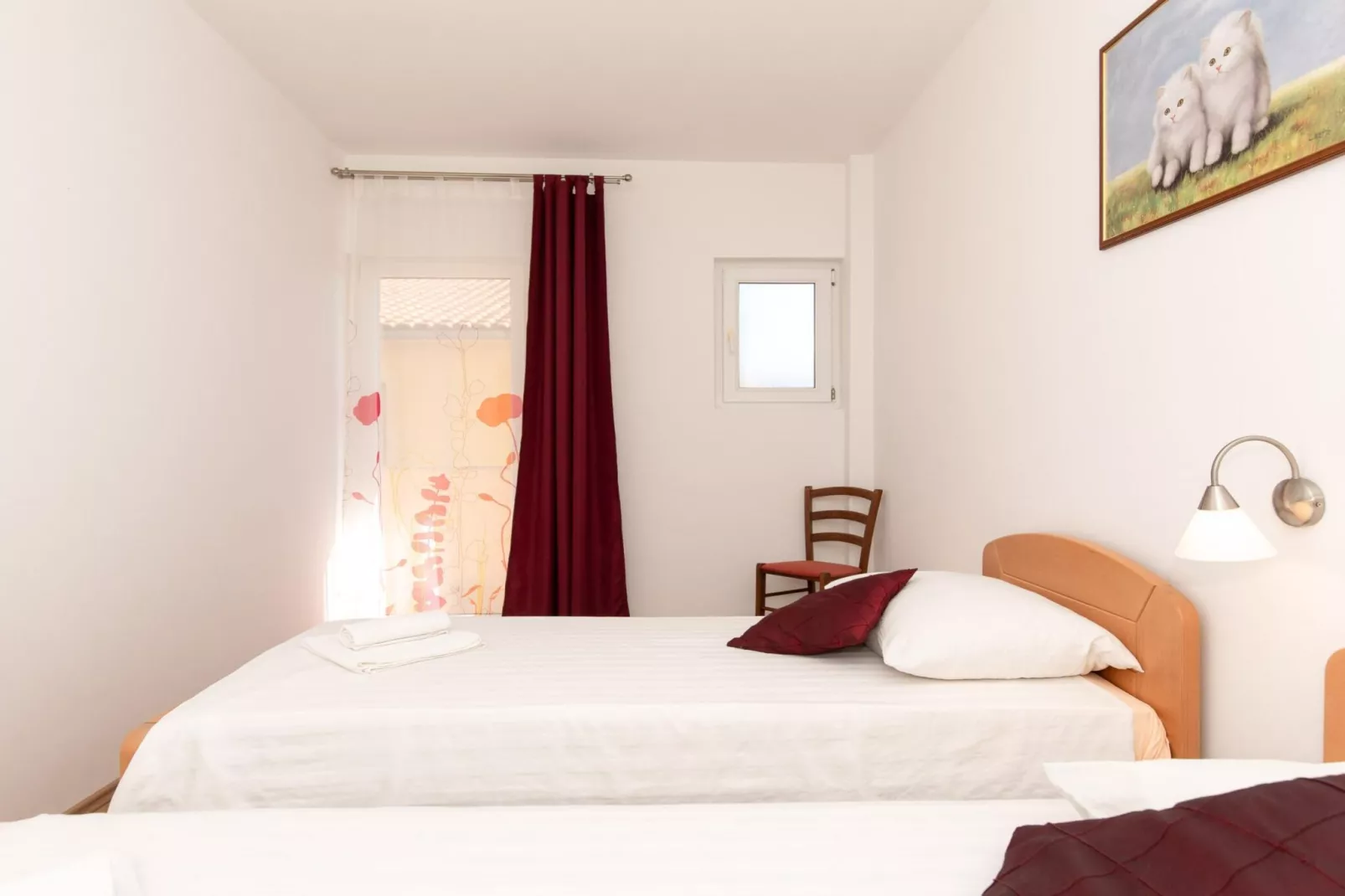 Scenic Elegant Apartments Krk with Balcony and Pool - Classic Two Bedroom Apartment with Balcony and Pool (owner 2)-Schlafzimmer