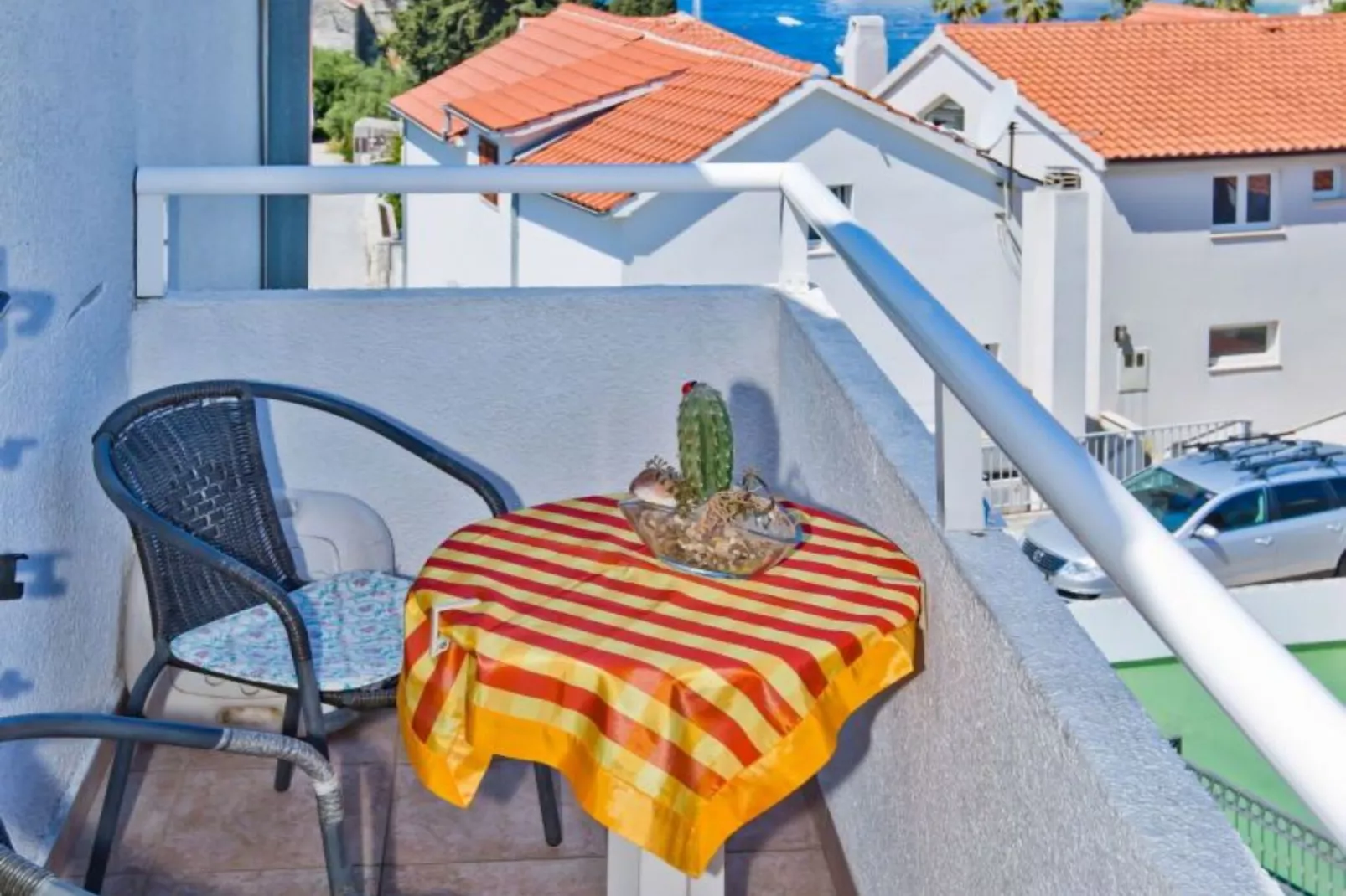 Apartments Jacky - Comfort One Bedroom Apartment with Balcony (owner 3)-Terrasse / balcon
