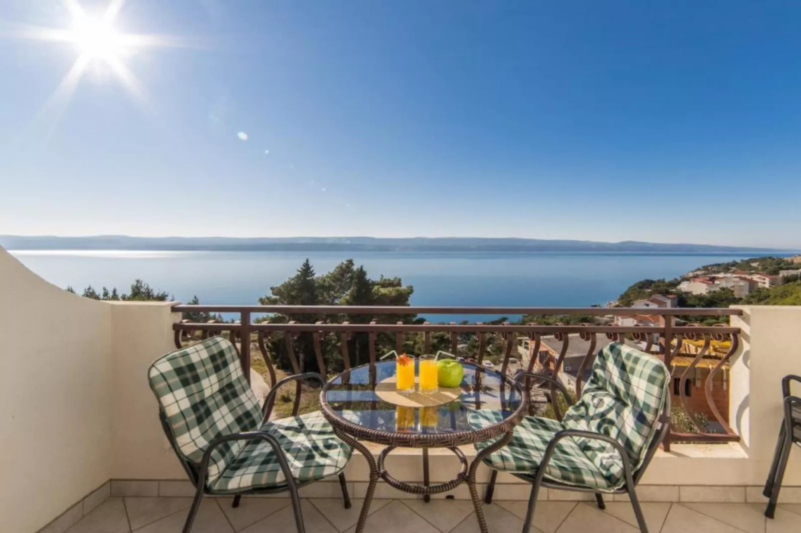 Apartments Tafra - One Bedroom Apartment 1-Terrasse / balcon