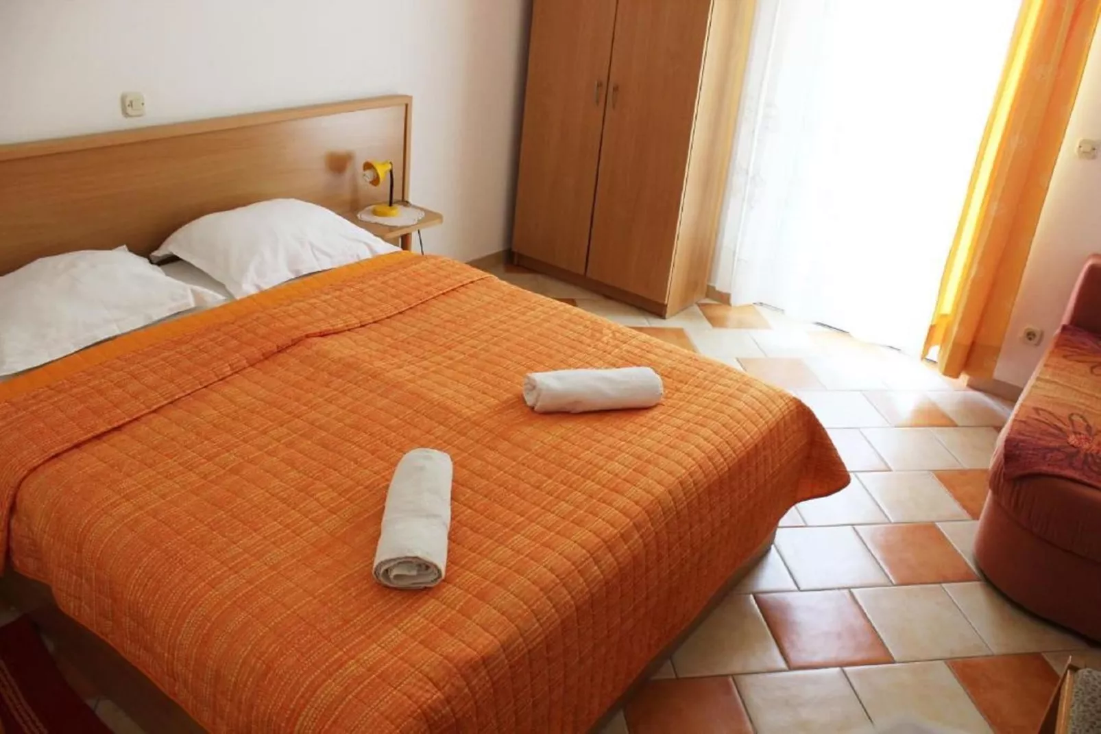 Apartments Pansion Franka 3* - One Bedroom Apartment with Sea View and Terrace - APT 11-Chambre