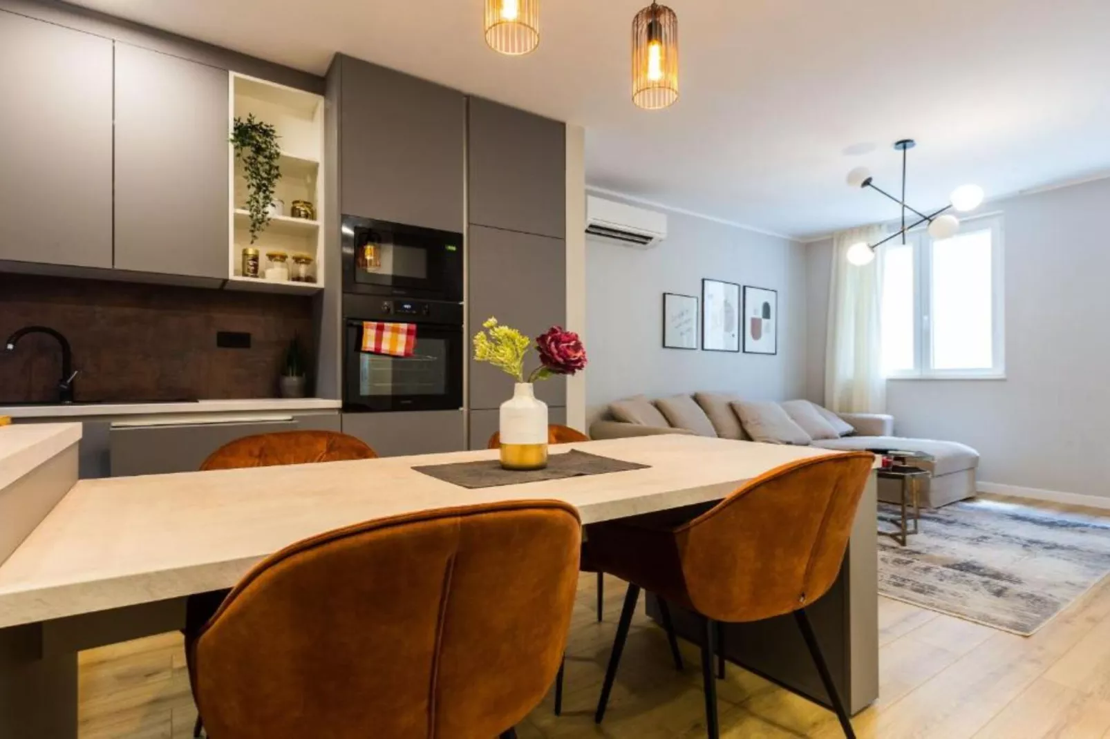 Cultural Haven Central Two Bedroom Apartment in Zadar with City Views - Two Bedroom Apartment-Kitchen