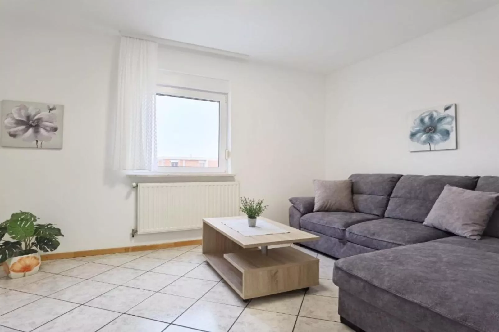 Villa Sanja -  One Bedroom Apartment with Balcony and Sea View 1-Living room
