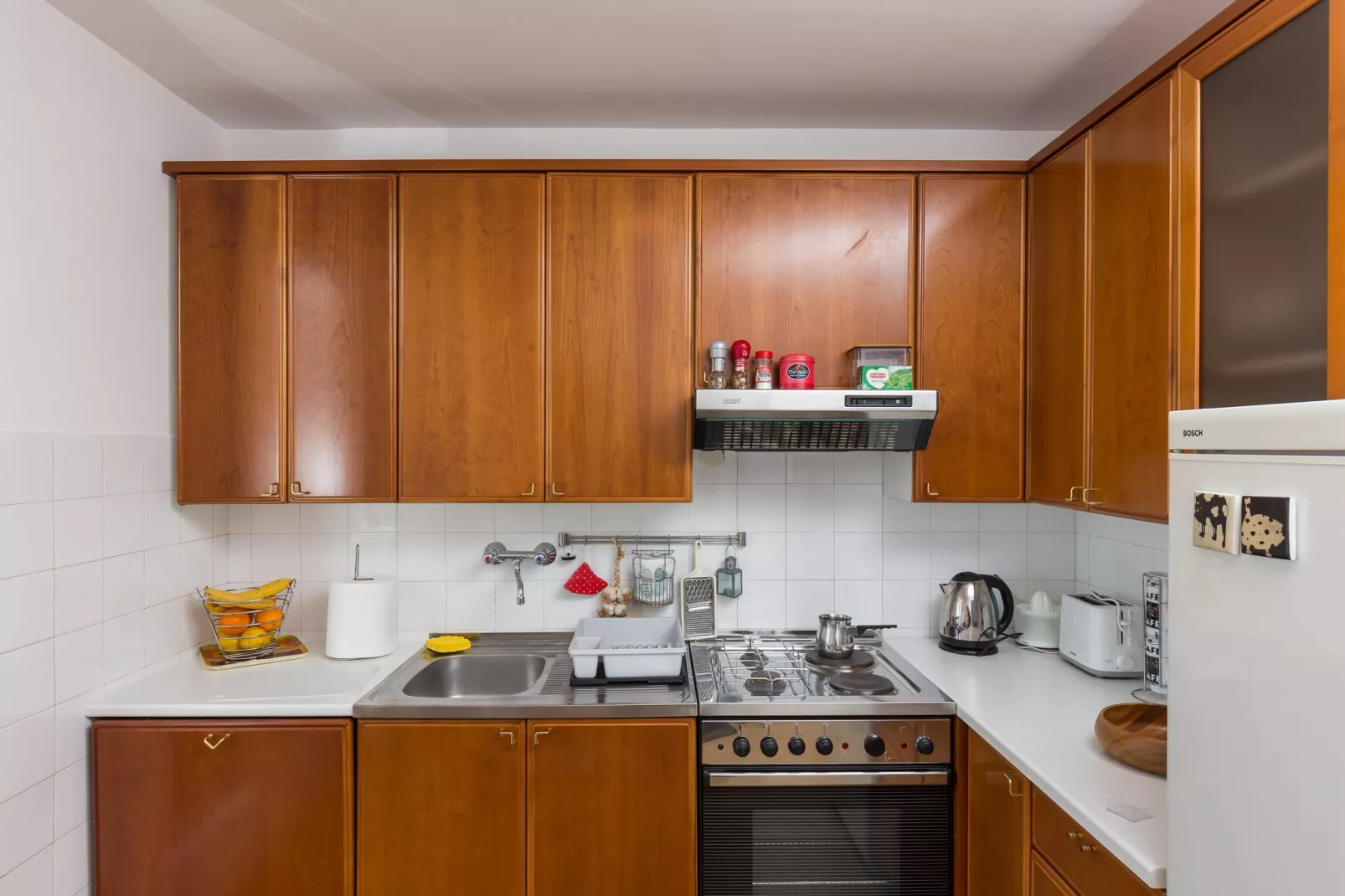 Apartment Nana-One Bedroom Apartment with Loggia and Sea View-Kitchen