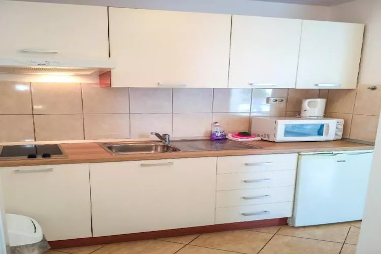 Lumbarda Resort Apartments -Comfort One Bedroom Apartment  E8-Küche