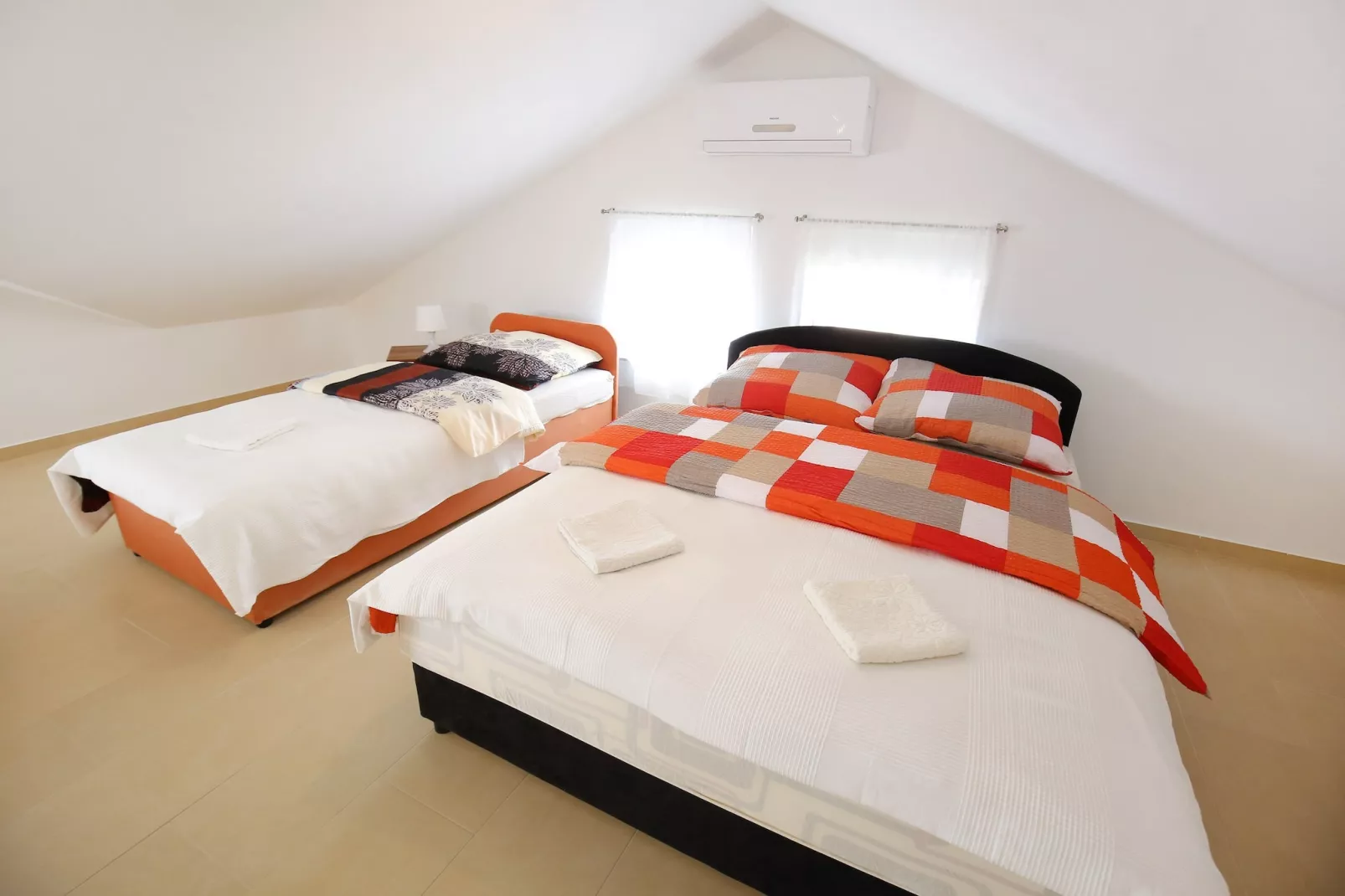 Apartments Kapetan -  Standard Studio Apartment with Terrace-Bedroom