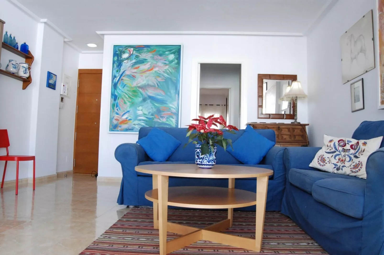 Carabeo 50 Apartment by Casasol-Living room