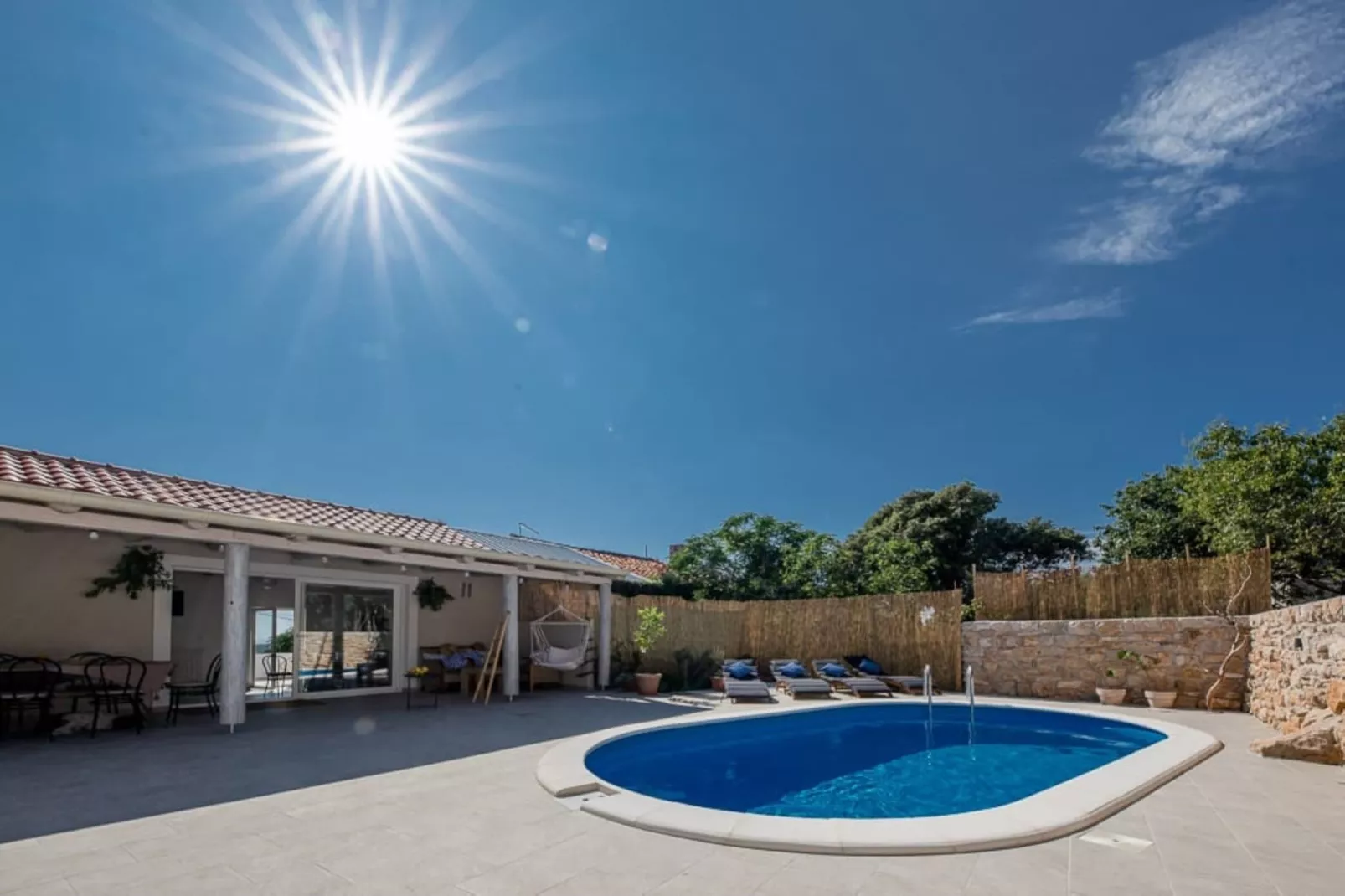 Villa Fjaka Rab - Three Bedroom Villa with Swimming Pool-Swimming pool