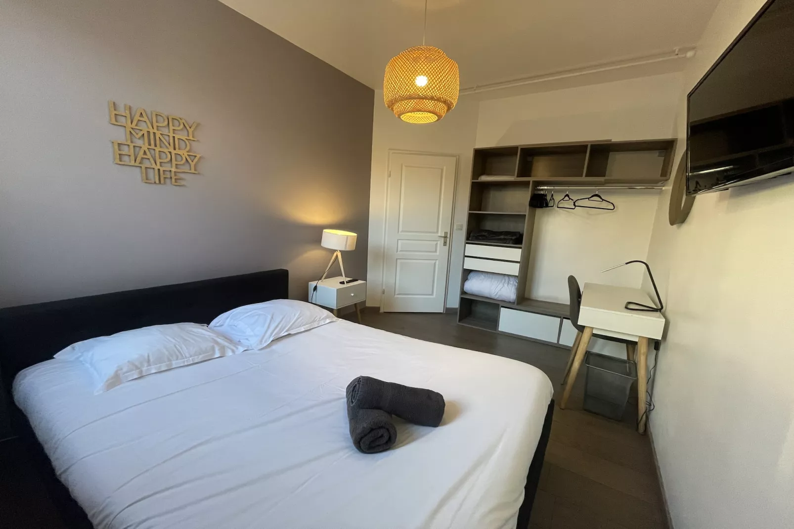 The Central's Pearl - Centre - 6p - Rêve au Mans-Bedroom